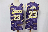 Lakers 23 Lebron James Purple Tear Up Pack Hardwood Classics Swingman Jersey,baseball caps,new era cap wholesale,wholesale hats
